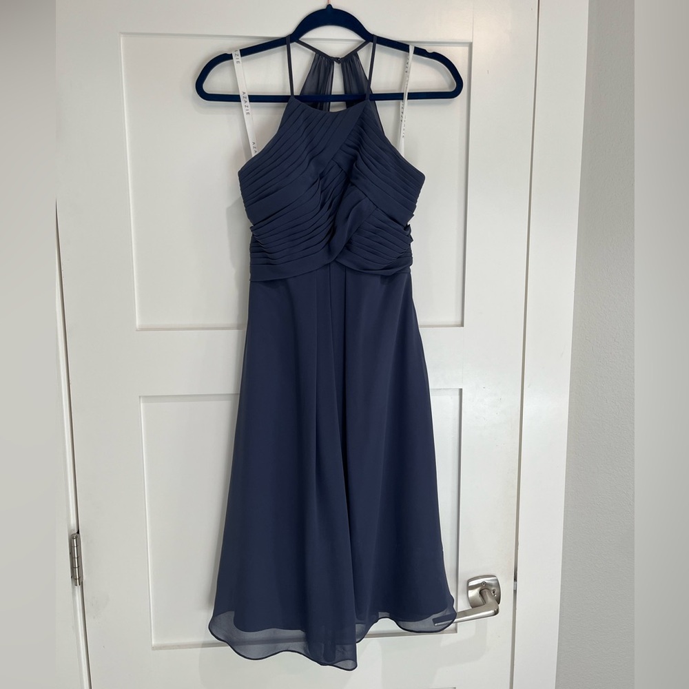 Azazie Adriana halter dress